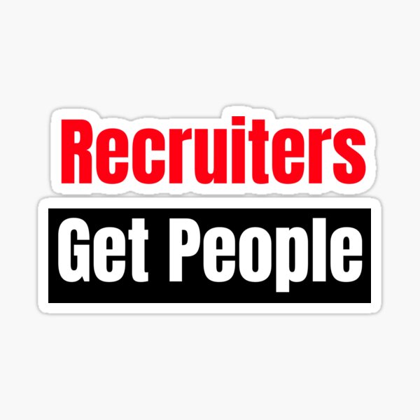 Item preview, Recruiters GET People designed and sold by ForwardIGo.