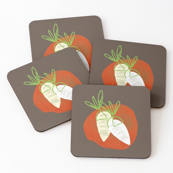 Item preview, Daikon Radish | Earthy Tones designed and sold by WriteOnThyme.
