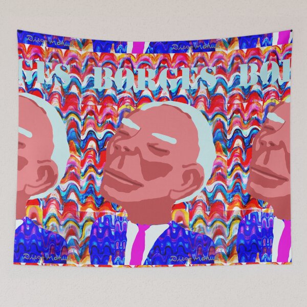 Item preview, Borges designed and sold by Diego Manuel Rodriguez.