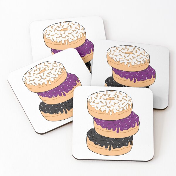 Item preview, Demisexual Pride Flag Donut Stack designed and sold by MadeByBeata.