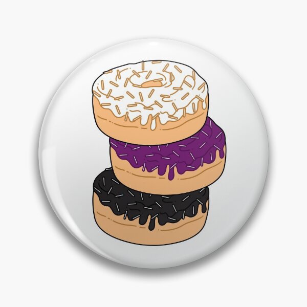 Item preview, Demisexual Pride Flag Donut Stack designed and sold by MadeByBeata.