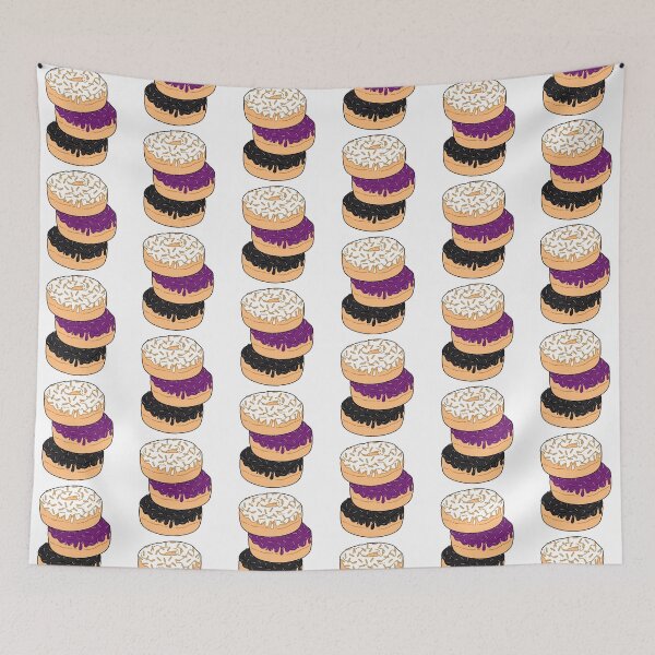 Item preview, Demisexual Pride Flag Donut Stack designed and sold by MadeByBeata.