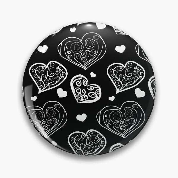 Item preview, Fancy White Hearts  designed and sold by MC Art Studio.