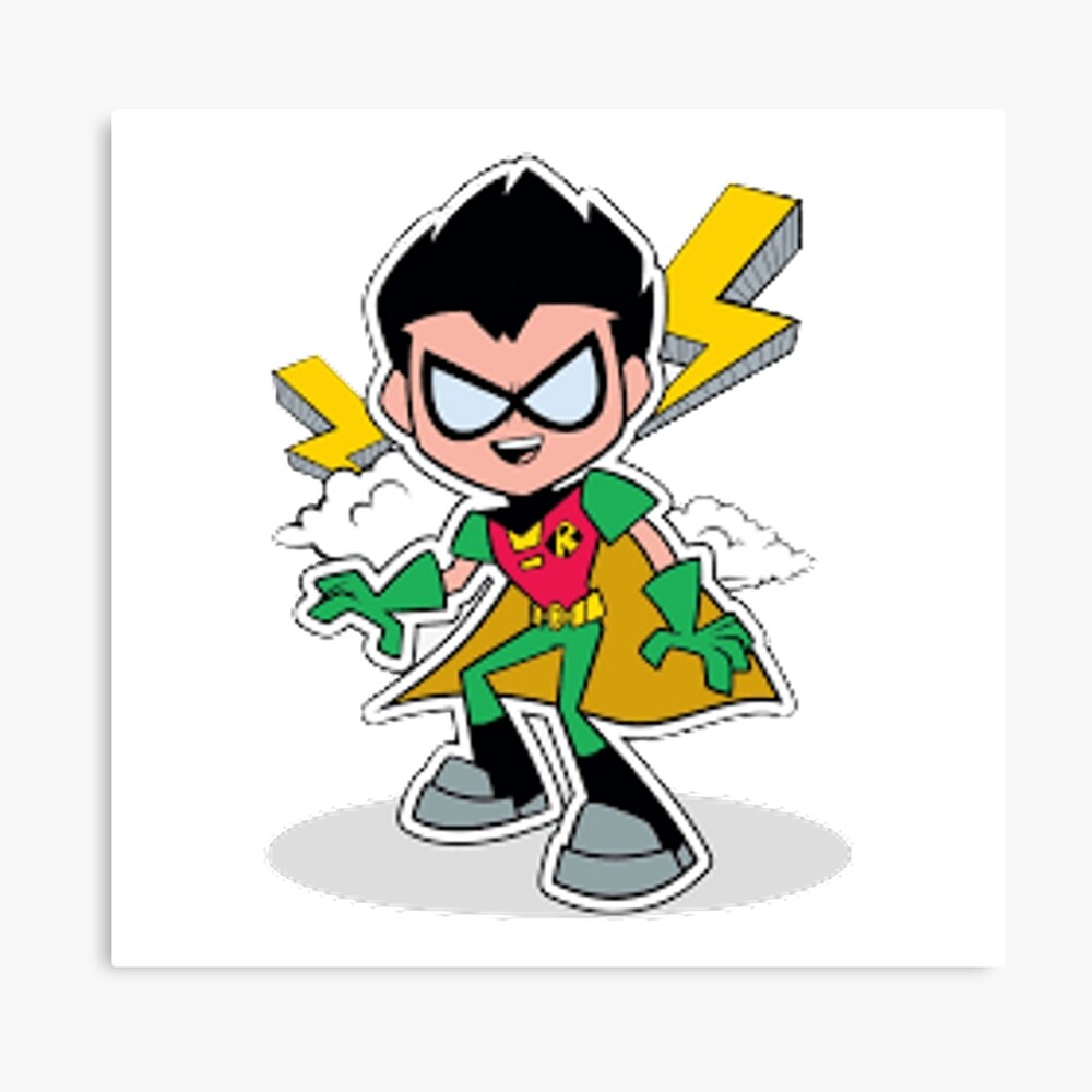 Robin Teen titans Sticker|Teen Titans Go Stickers|Robin Teen Titans Cartoon  sticker