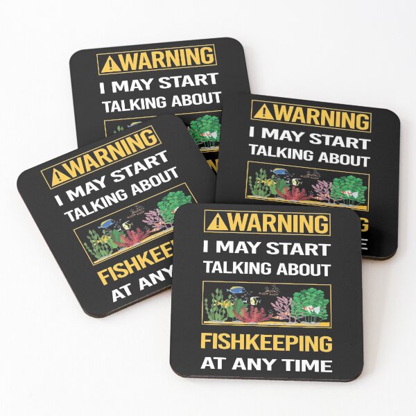 Item preview, Funny Warning Fishkeeping Fishkeeper Fish Keeping designed and sold by ArydeaNoriega.