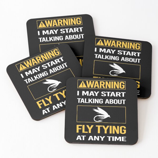 Item preview, Funny Warning Fly Tying designed and sold by ArydeaNoriega.