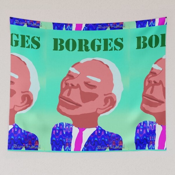 Item preview, Borges designed and sold by Diego Manuel Rodriguez.