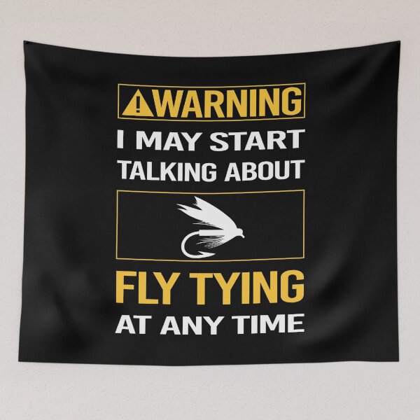 Item preview, Funny Warning Fly Tying designed and sold by ArydeaNoriega.