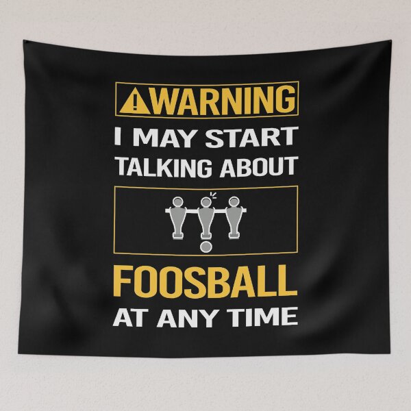 Item preview, Funny Warning Foosball designed and sold by ArydeaNoriega.