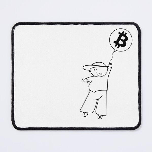 Item preview, print bitcoin white, cryptocurrency, hodl, internet currency designed and sold by vilma3000.