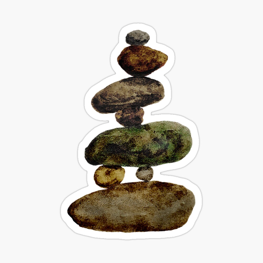 Stickers, Labels & Tags Rock Balancing Sticker Stickers etna.com.pe