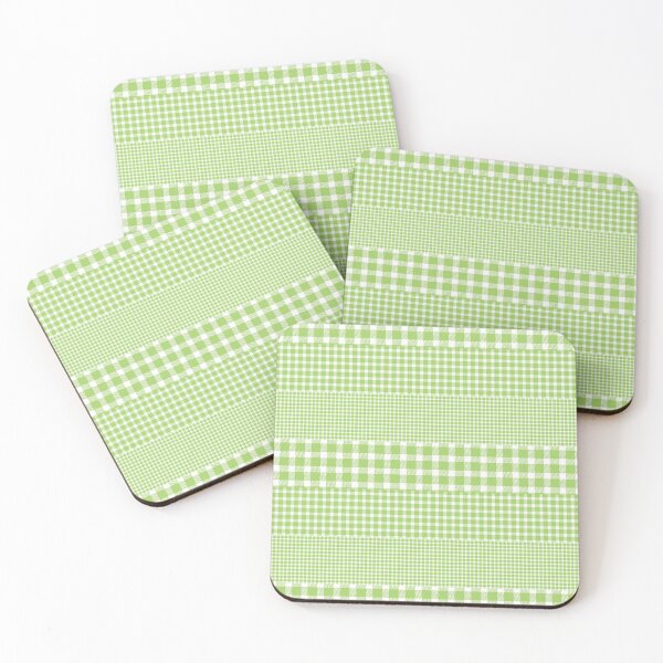 Item preview, Copy of 65 MCMLXV Green Gingham Plaid Mix Pattern designed and sold by 65 MCMLXV.
