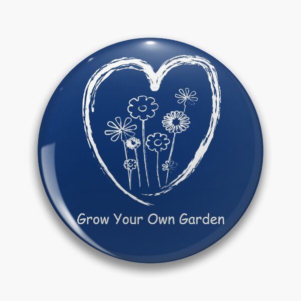Item preview, Cute Love Heart and Flower Dapple Design a Spring Grow Your Garden Bouquet designed and sold by DappleDesign.