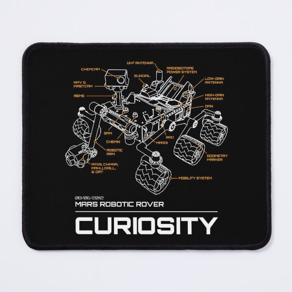Item preview, Curiosity Rover Schematic designed and sold by darkskygear.