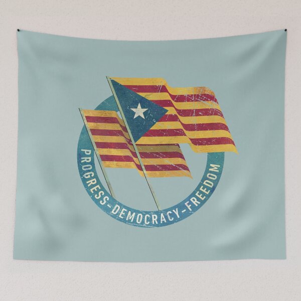 Item preview, Catalan Flags Vintage Emblem designed and sold by Lidra Zehcnas.