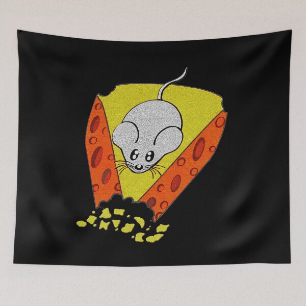 Item preview, Mouse with cheese, cute animal designs, mouse t-shirt designed and sold by Kirei-Lily.