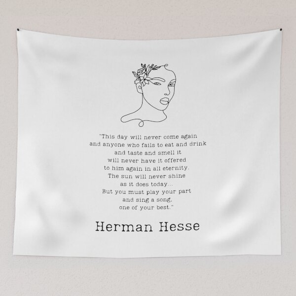 Item preview, "This day will never come again" - Herman Hesse designed and sold by BookberryGarden.