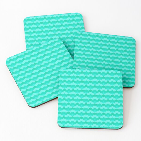 Item preview, Geometric Waves #5 - Fluorescent Green designed and sold by bubblyshades.
