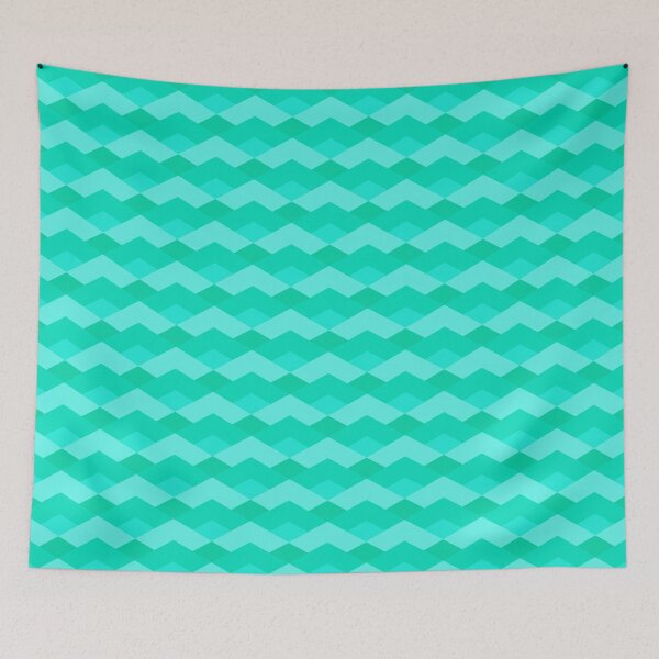 Item preview, Geometric Waves #5 - Fluorescent Green designed and sold by bubblyshades.