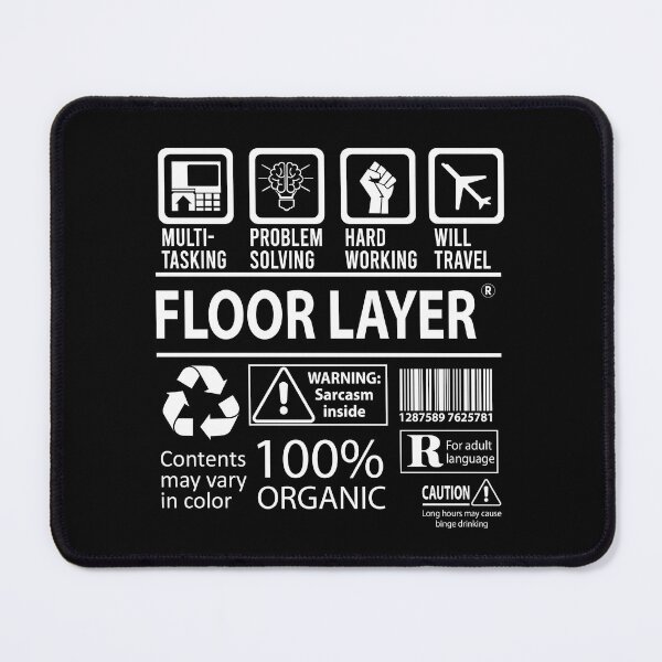 Item preview, Floor Layer T Shirt - MultiTasking Certified Job Gift Item Tee designed and sold by oslandefren.
