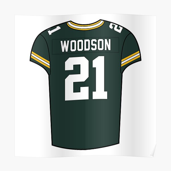 Vintage Green Bay Packers 21 Charles Woodson Jersey T Shirt 