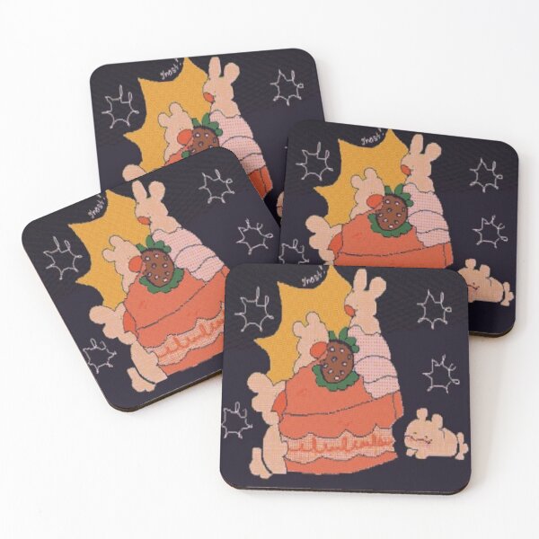 Let Them Eat Cake! Coasters (Set of 4)