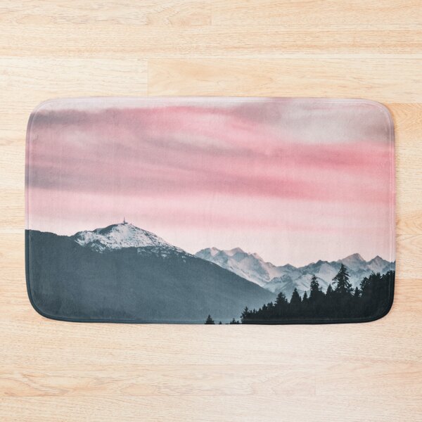Item preview, Snow Capped Mountains with Pink Sky  designed and sold by KarolinaPaz.