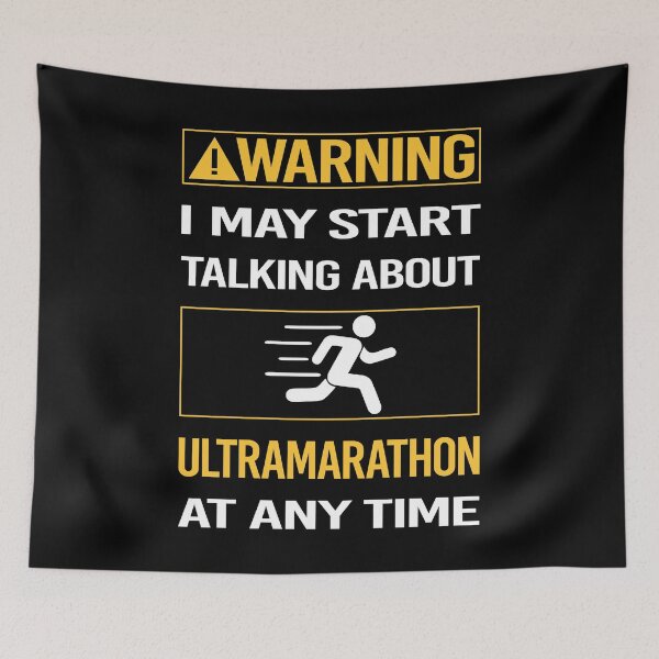 Item preview, Funny Warning Ultramarathon Ultra Distance Running designed and sold by FulviaContreras.