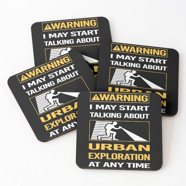Item preview, Funny Warning Urban Exploration designed and sold by FulviaContreras.