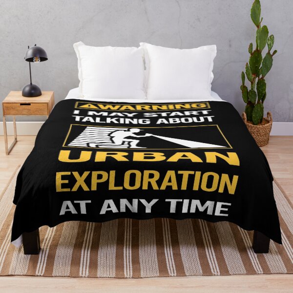 Item preview, Funny Warning Urban Exploration designed and sold by FulviaContreras.