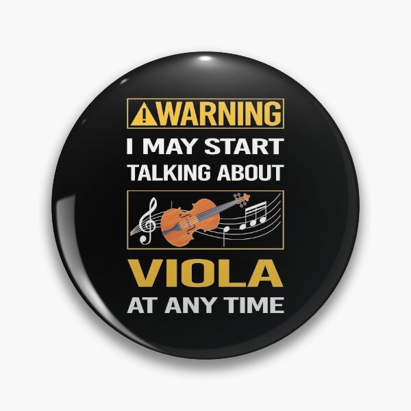 Item preview, Funny Warning Viola Violist designed and sold by FulviaContreras.