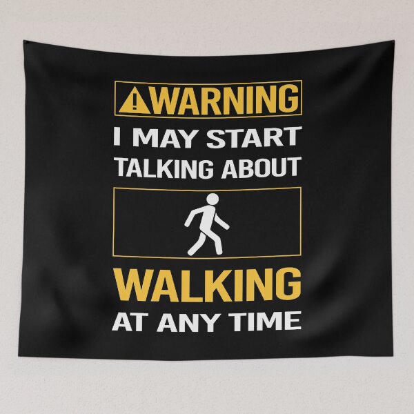 Item preview, Funny Warning Walking designed and sold by FulviaContreras.