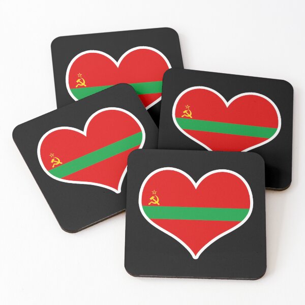 Item preview, Transnistria Flag Heart designed and sold by PKHalford.