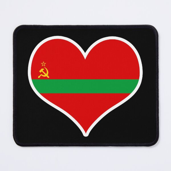 Item preview, Transnistria Flag Heart designed and sold by PKHalford.