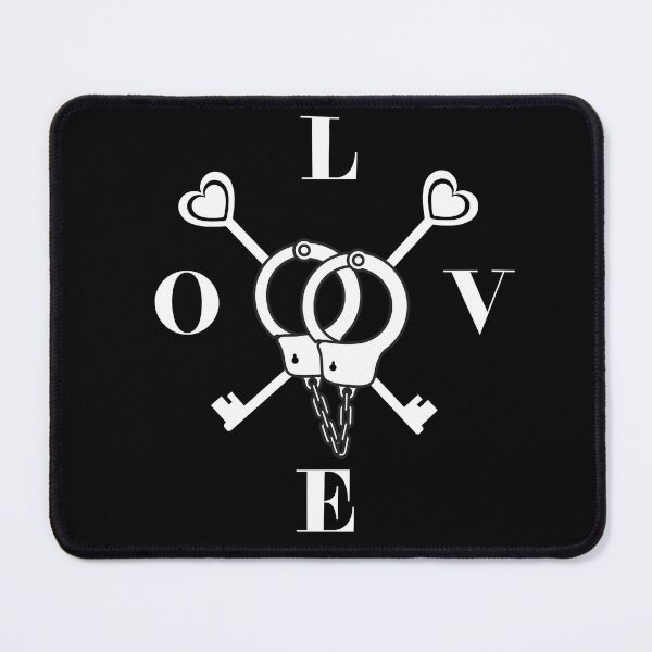 Item preview, Love Handcuffs Sexy Playful Trendy Bride And Groom Design designed and sold by Vibbin4Life33.