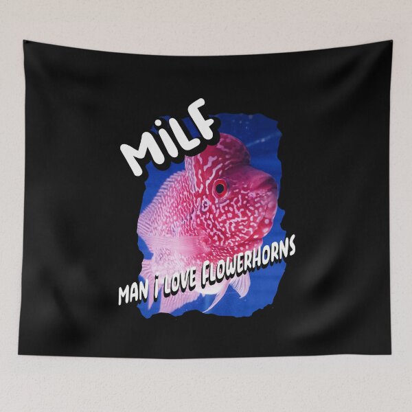Aperçu de l'œuvre Mec, j'aime Flowerhorn créée et vendue par printhappy4you.