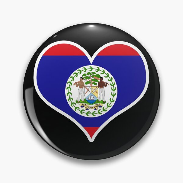 Item preview, Belize Flag Heart designed and sold by PKHalford.