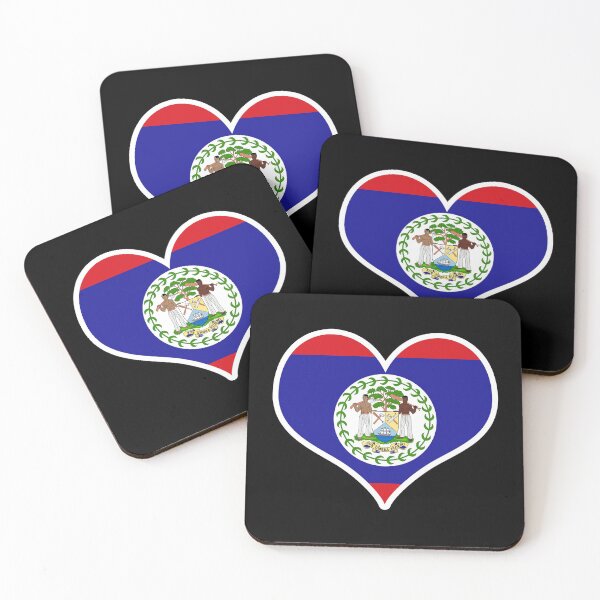 Item preview, Belize Flag Heart designed and sold by PKHalford.