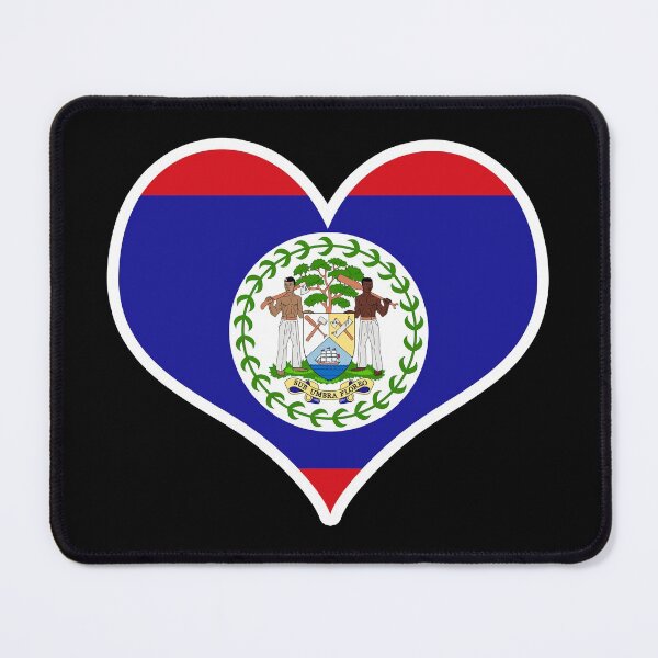 Item preview, Belize Flag Heart designed and sold by PKHalford.