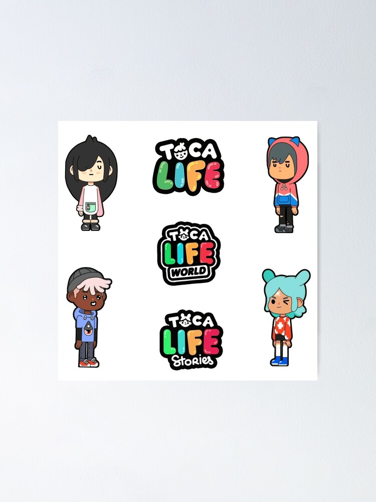 Toca Boca Character - Tocaboca Mara Cute Poster for Sale by mazoria