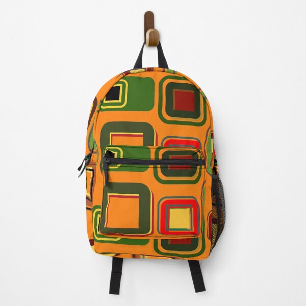 Item preview, KENTE INSPIRED SQUARES - ORANGE designed and sold by HillTopView.