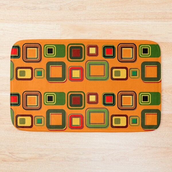 Item preview, KENTE INSPIRED SQUARES - ORANGE designed and sold by HillTopView.