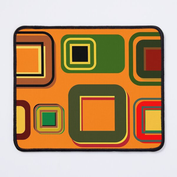 Item preview, KENTE INSPIRED SQUARES - ORANGE designed and sold by HillTopView.