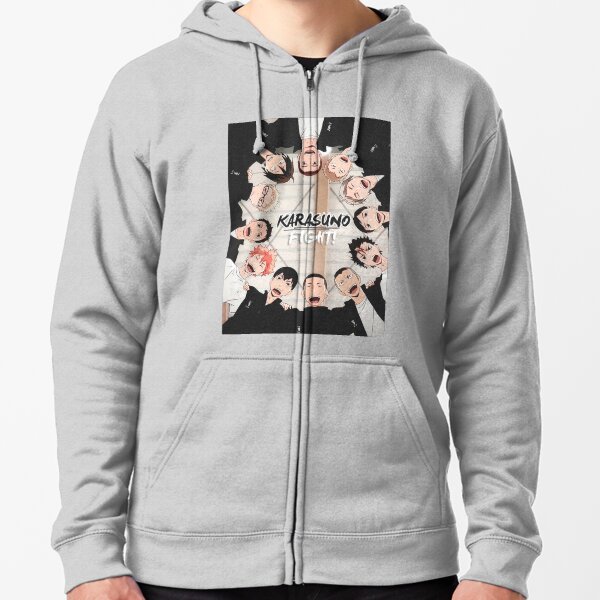 Karasuno - Haikyuu Zipped Hoodie