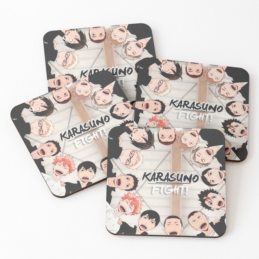 Karasuno - Haikyuu Coasters (Set of 4)