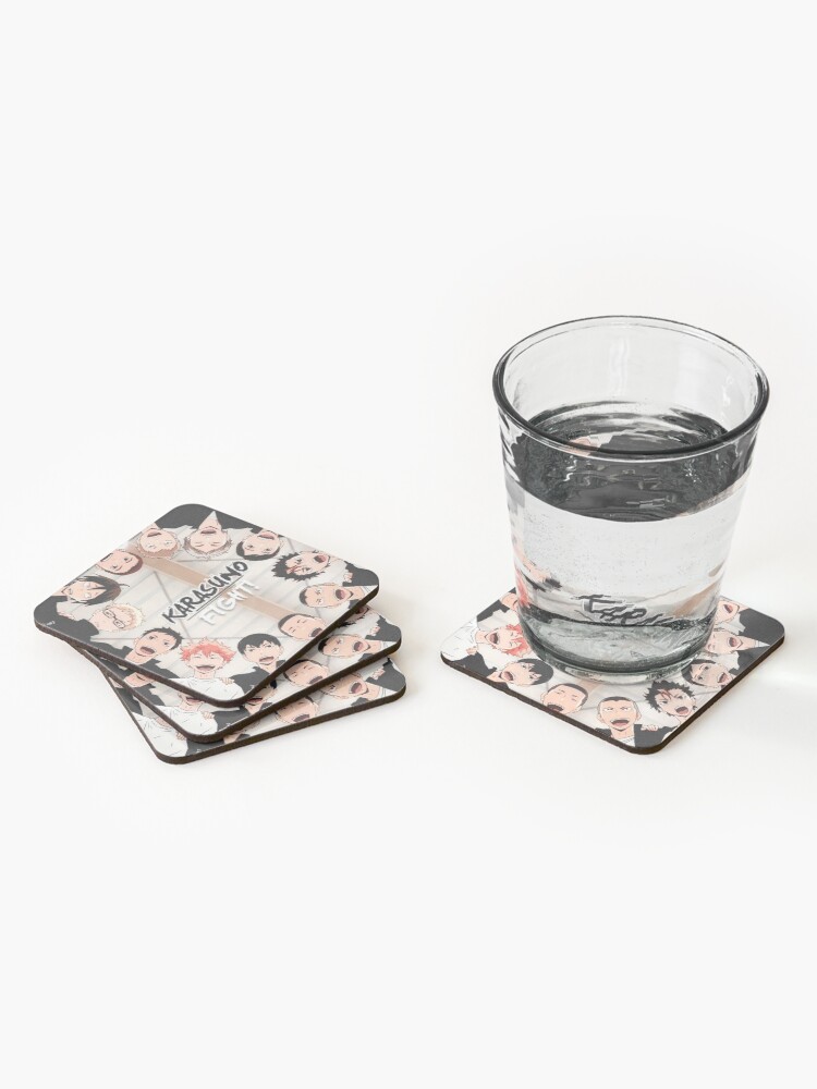 Alternate view of Karasuno - Haikyuu Coasters (Set of 4)
