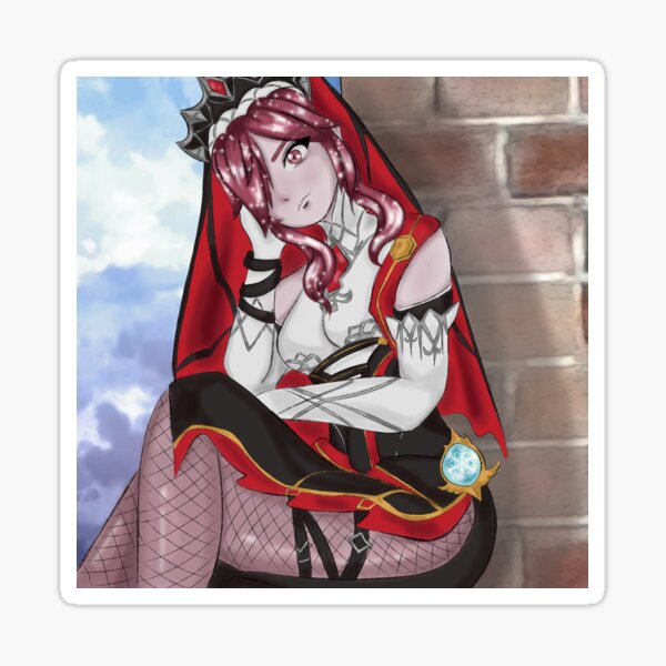 Item preview, Rosaria - Impacto de Genshin designed and sold by shahdraws.