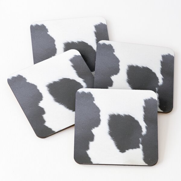 Item preview, Black and White Cowhide Leather designed and sold by KarolinaPaz.