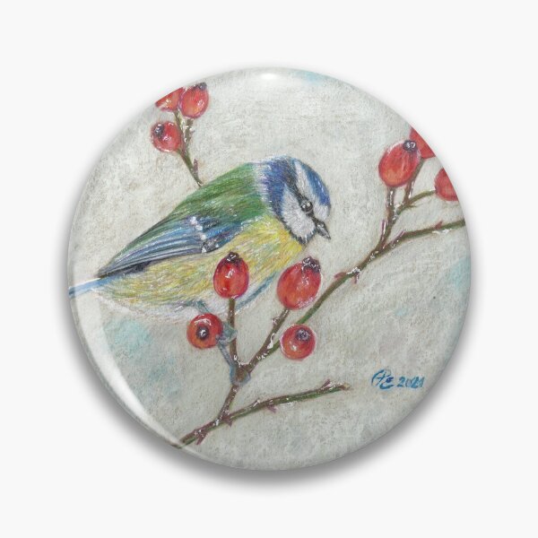 Item preview, Eurasian blue tit (blue tit) designed and sold by Ackoni.