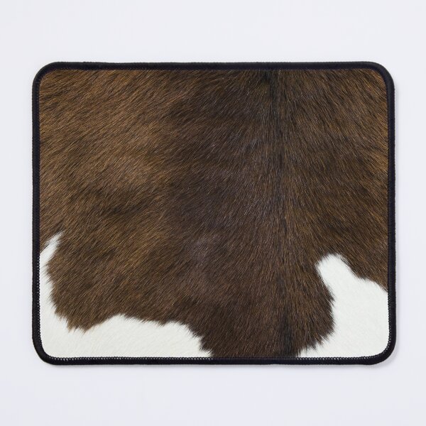 Item preview, White and Brown Cowhide Leather designed and sold by KarolinaPaz.